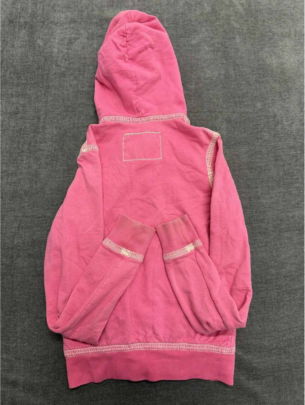 True Religion Classic Hoodie Pink Zip-Up Hoodie Size Small